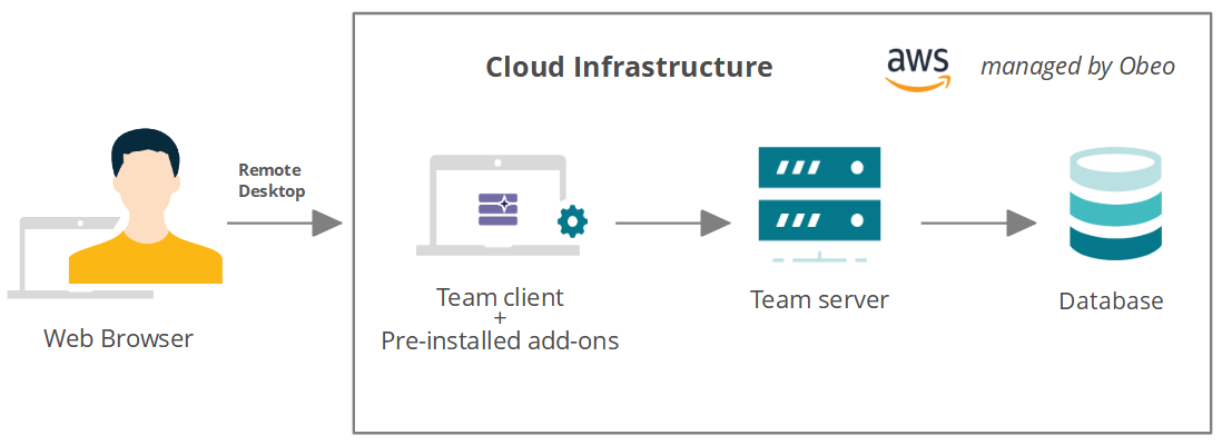 Cloud for Capella | C4C Team architecture