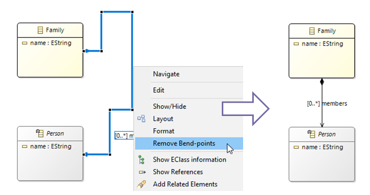 remove bend-points