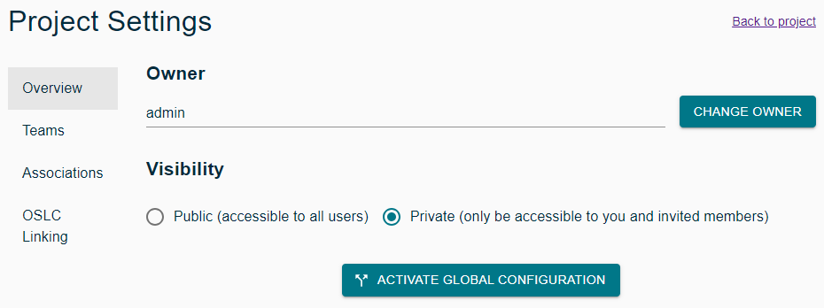 Publication for Capella 2023.12.0 - Activate Global Configuration on Project