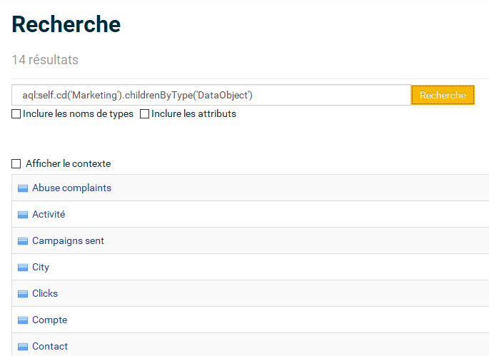 recherche