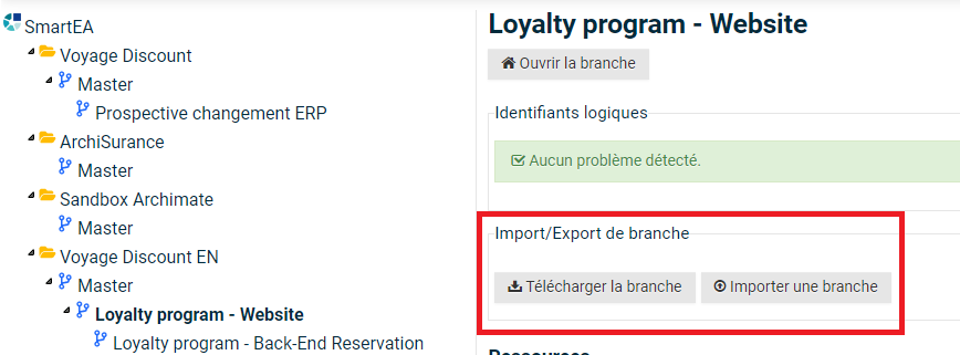 import branche