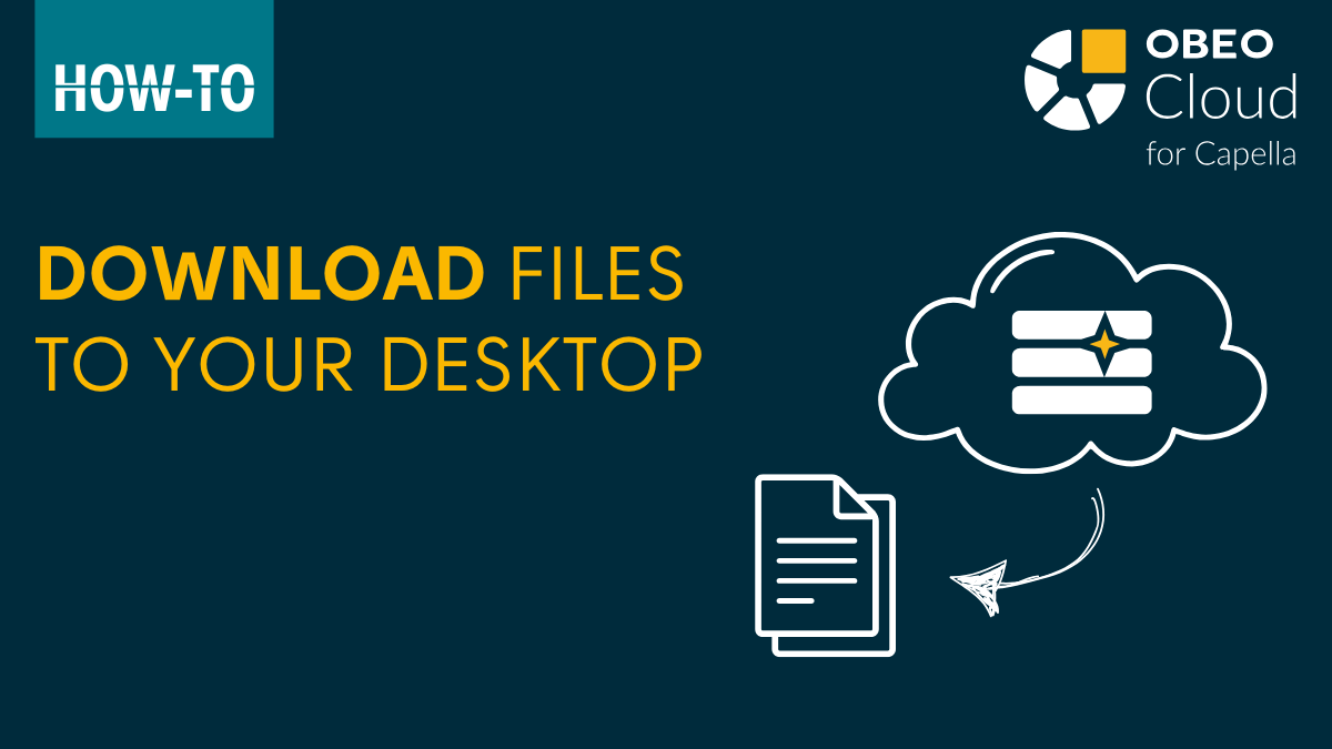 Download files from the cloud