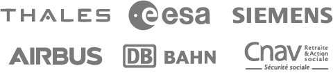 Obeo Clients - Thales, ESA, Siemens, Airbus, DB Bahn, Cnav