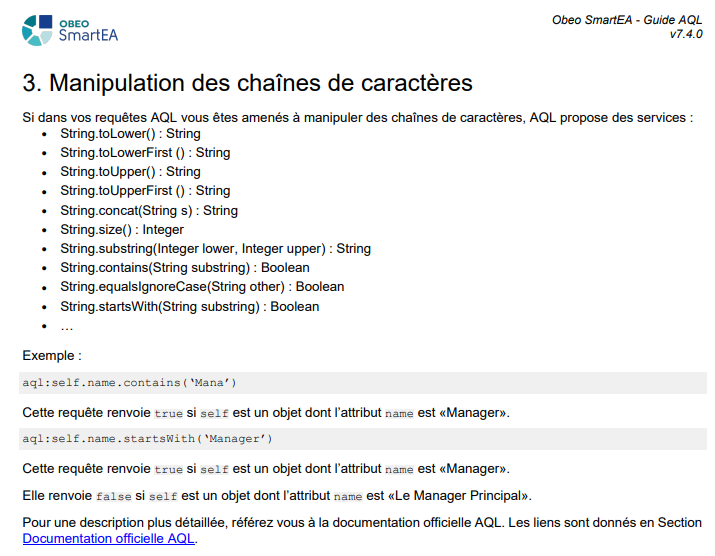 manipulation des chaînes de caractères
